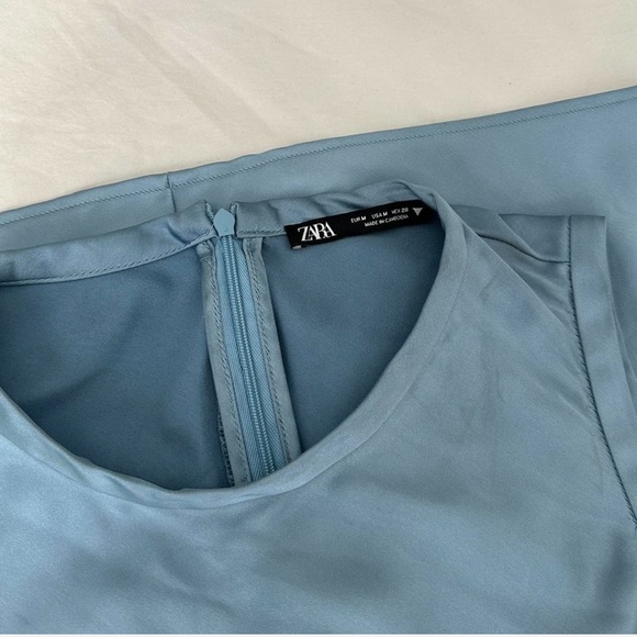 Zara Light Blue Maxi Dress - Picture 2 of 4